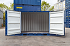 20ft Side Opening Container doors half open